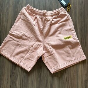 Drew House Secret Sweatshort Dusty Rose L NWT Logo Shorts DH-F521